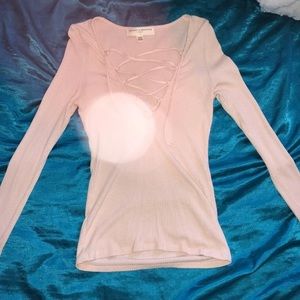 Light pink long sleeve shirt